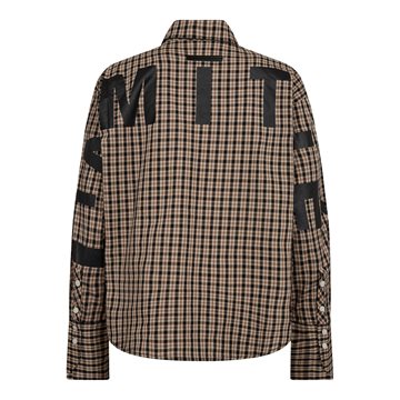 Haute L\' Amitié - Maxi Logo Dessert Check Shirt - Dessert